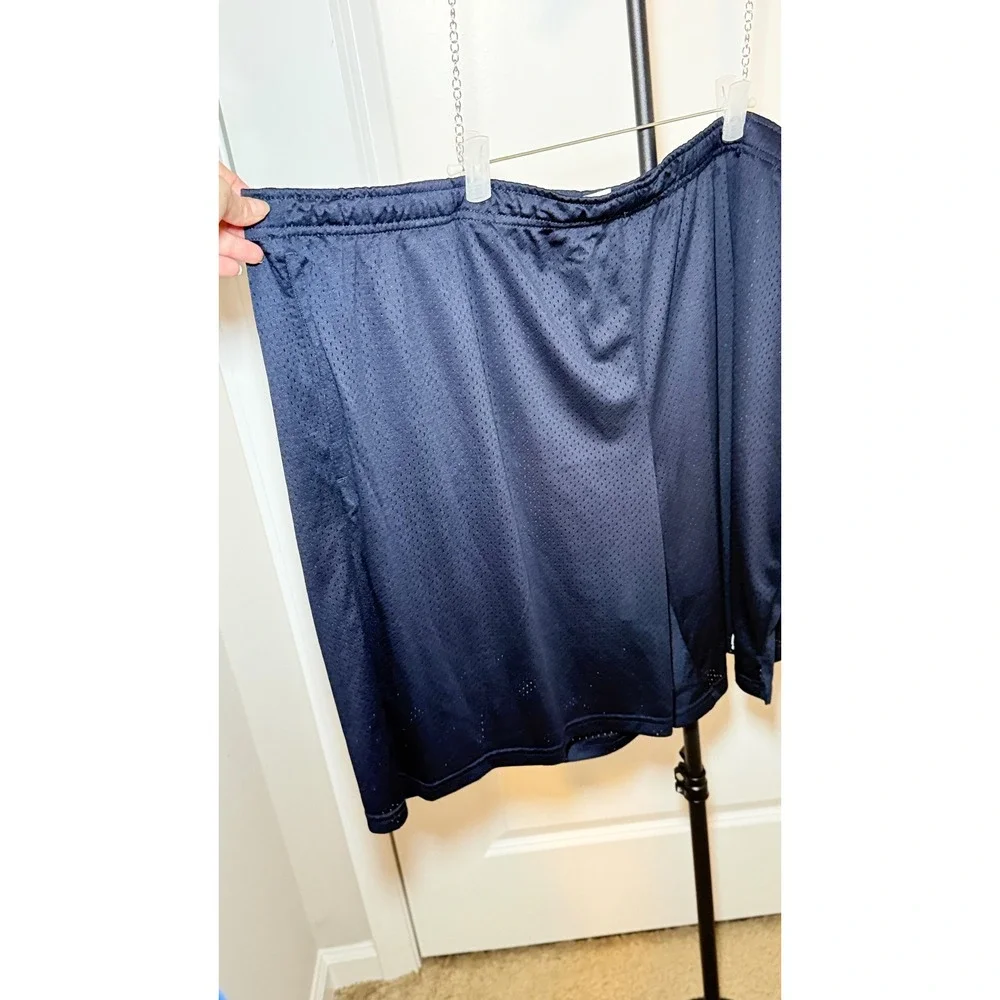 Champion Mens Navy 9 Inch Classic Mesh Athletic Shorts 4XL